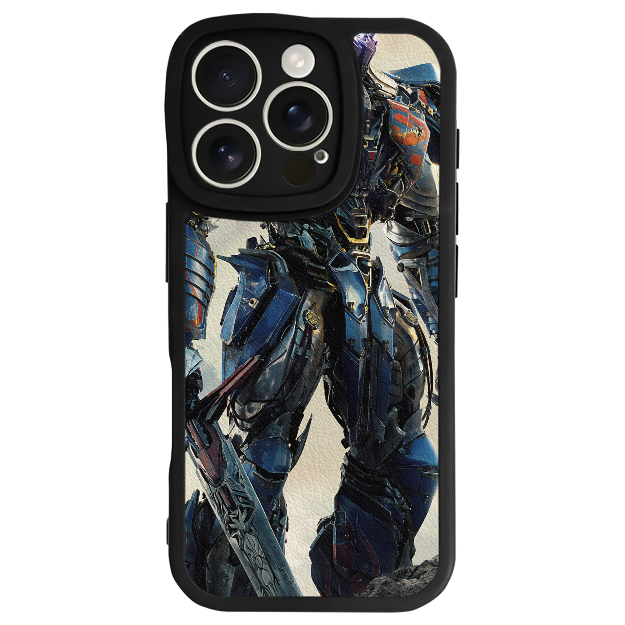 （画像用） Transformers トランスフォーマー 【iPhone 16シリーズ対応】シリコンスマホケース（レザー調） 材質：シリコン